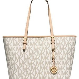 Michael Kors jet set travel top zip tote